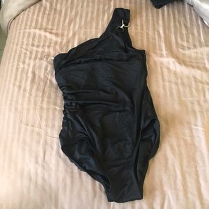 Michael Kors Black one piece swim suit size 4